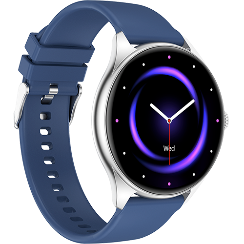 Blue Silver Vision Smartwatch