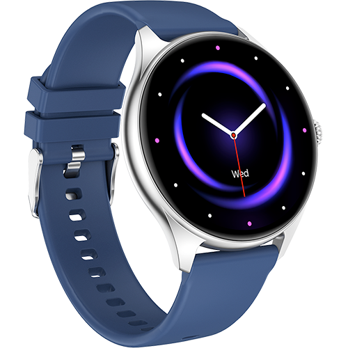 Blue Silver Vision Smartwatch