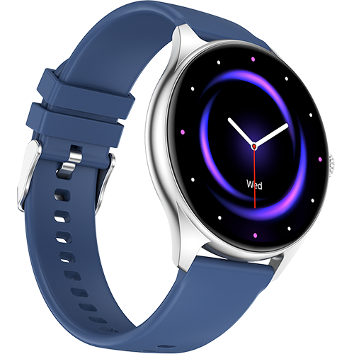 Blue Silver Vision Smartwatch