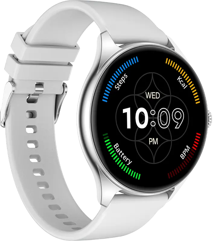Gray Silver Vision Smartwatch