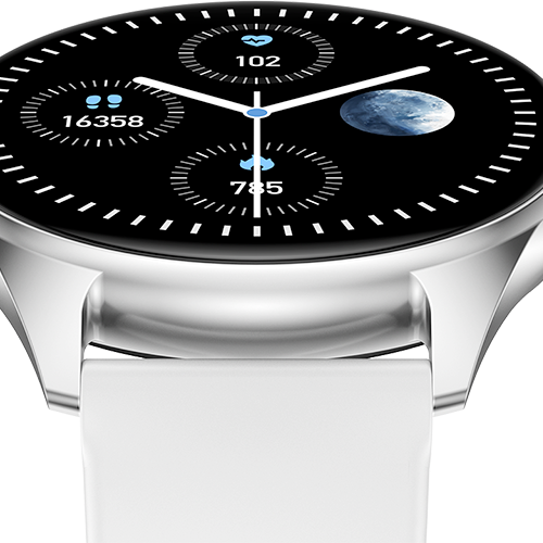 Gray Silver Vision Smartwatch