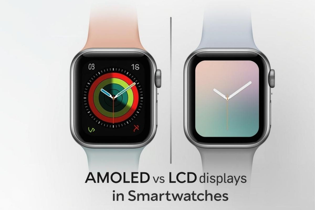 AMOLED vs LCD Displays in Smartwatches
