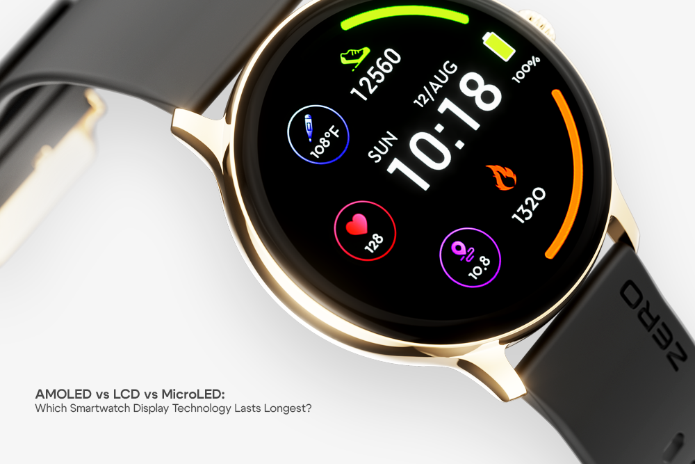 AMOLED vs LCD vs MicroLED: Which Smartwatch Display Technology Lasts Longest?