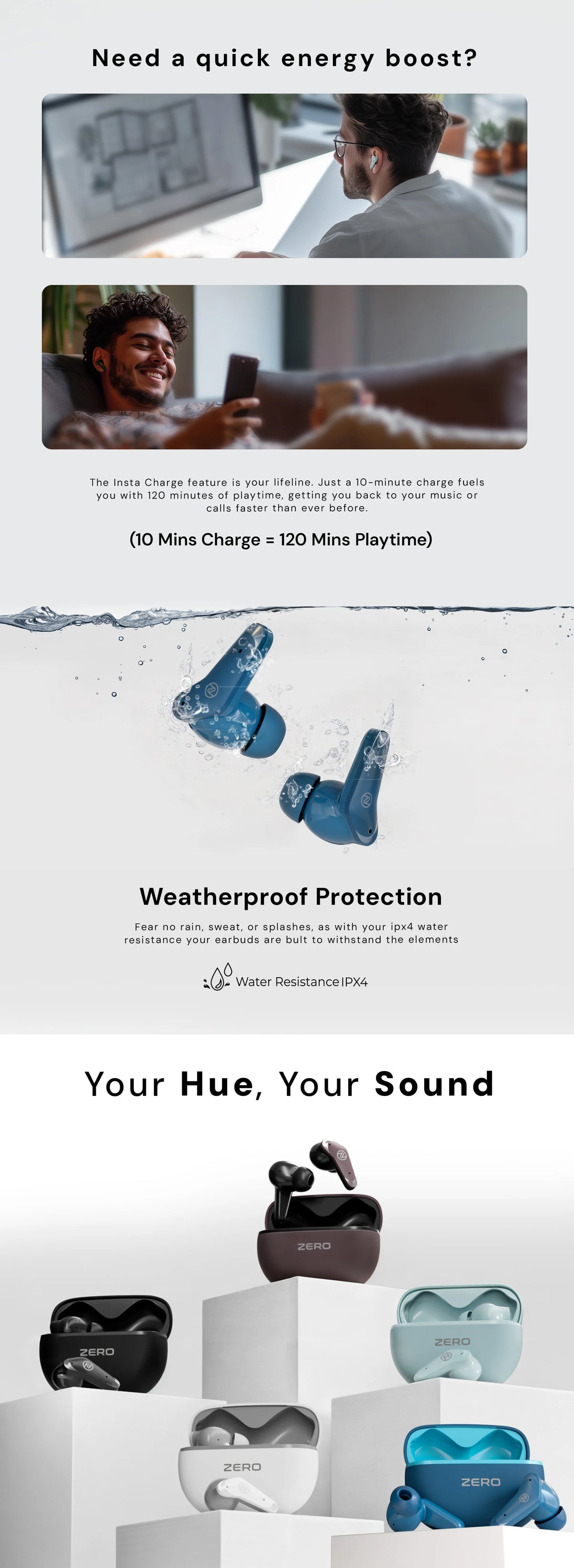 Zero Rover Pro Earbuds detail image