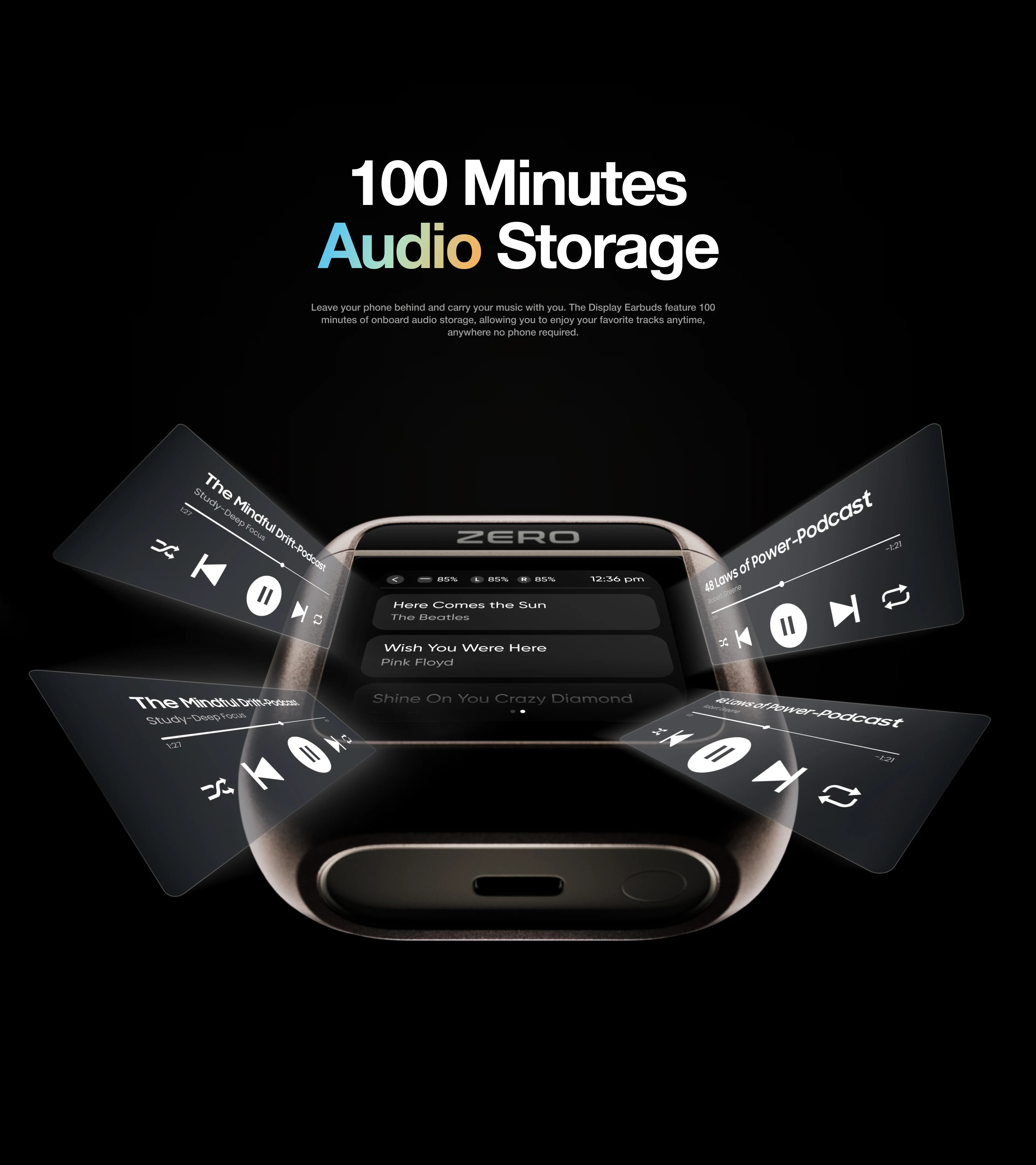 Zero Display Earbuds detail image