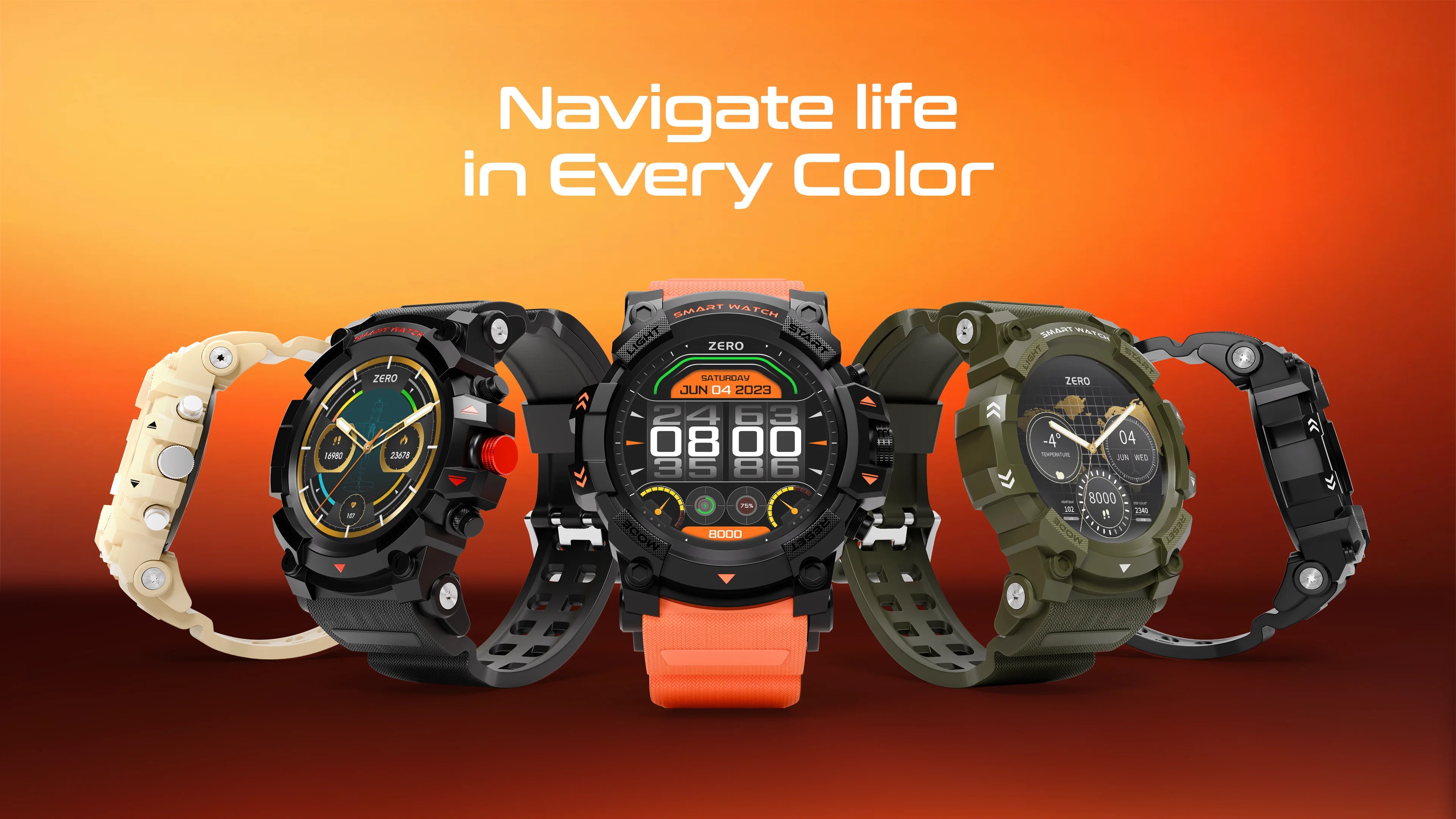 Zero Navigator Smartwatch detail image