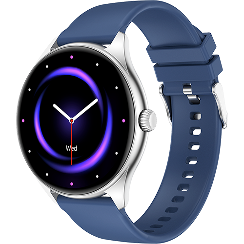 Blue Silver Vision Smartwatch