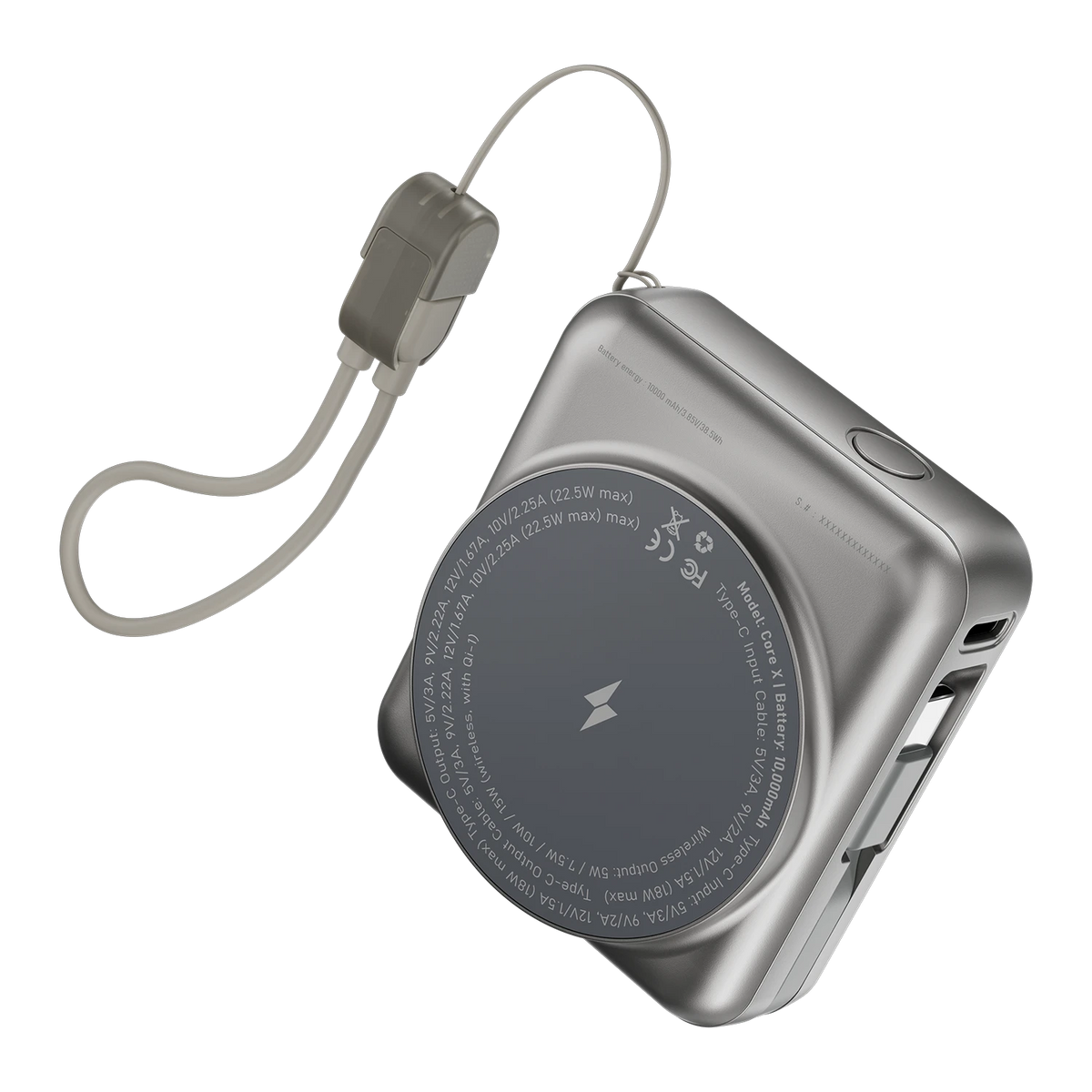 スマホアクセサリー Wireless Powerbank 10,000mAh Core X 10000 Power Bank