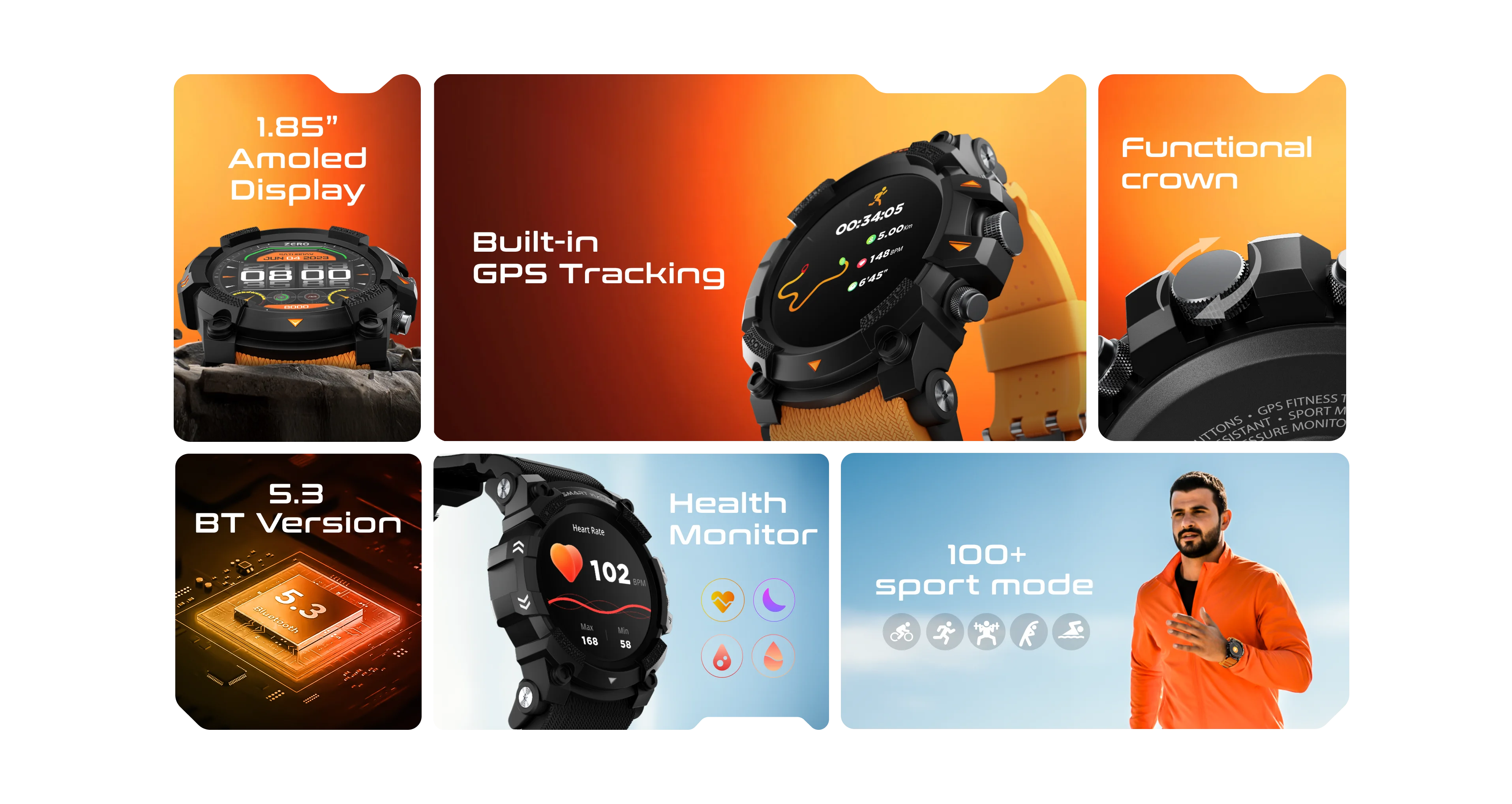 Zero Navigator Smartwatch detail image
