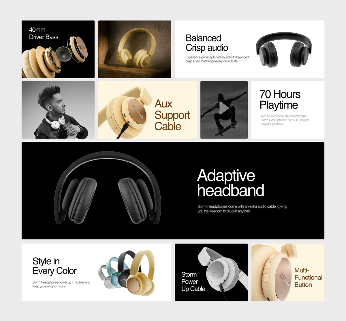Zero Storm Headphones detail image