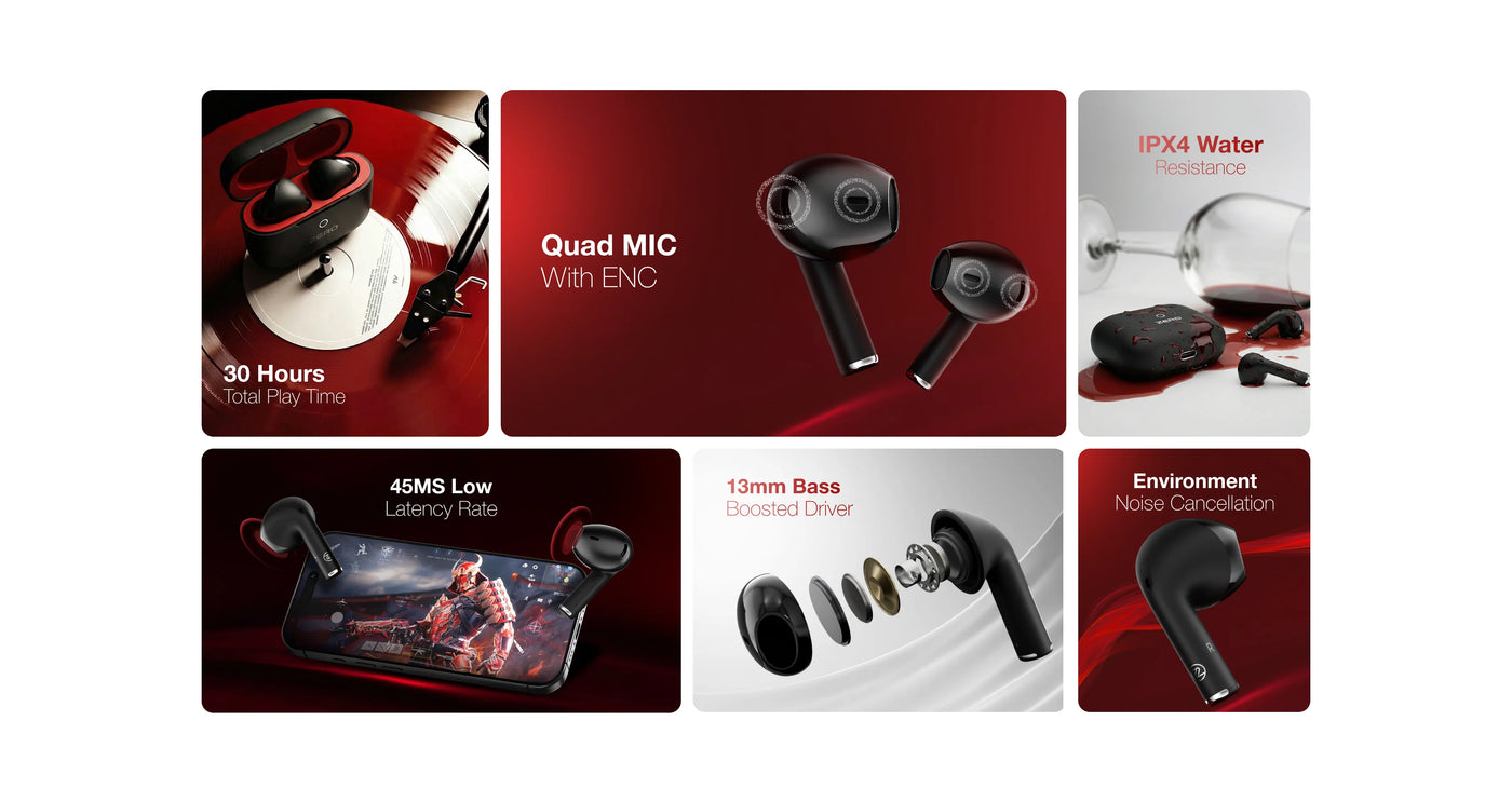 Zero Aero Earbuds detail image