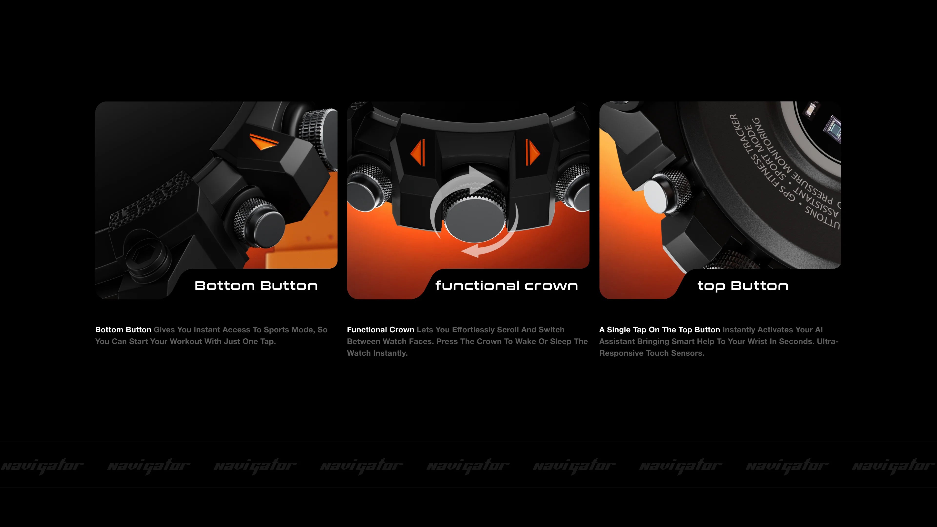 Zero Navigator Smartwatch detail image