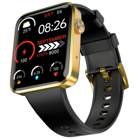 Caliber Pro Black Smartwatch