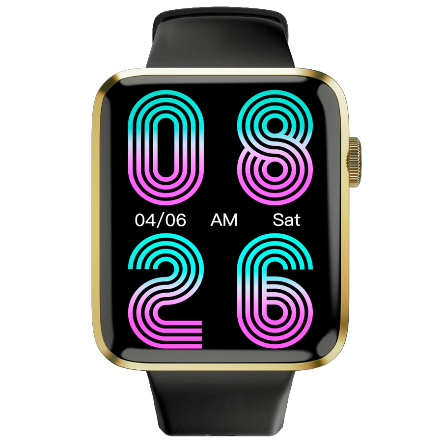 Caliber Pro Black Smart Watch