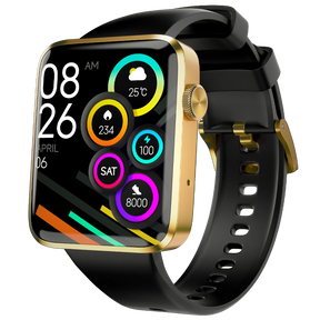 Caliber Pro Black Smart Watch Crown