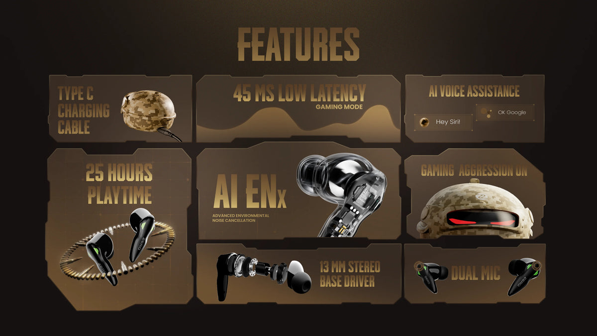 Zero Striker Earbuds detail image