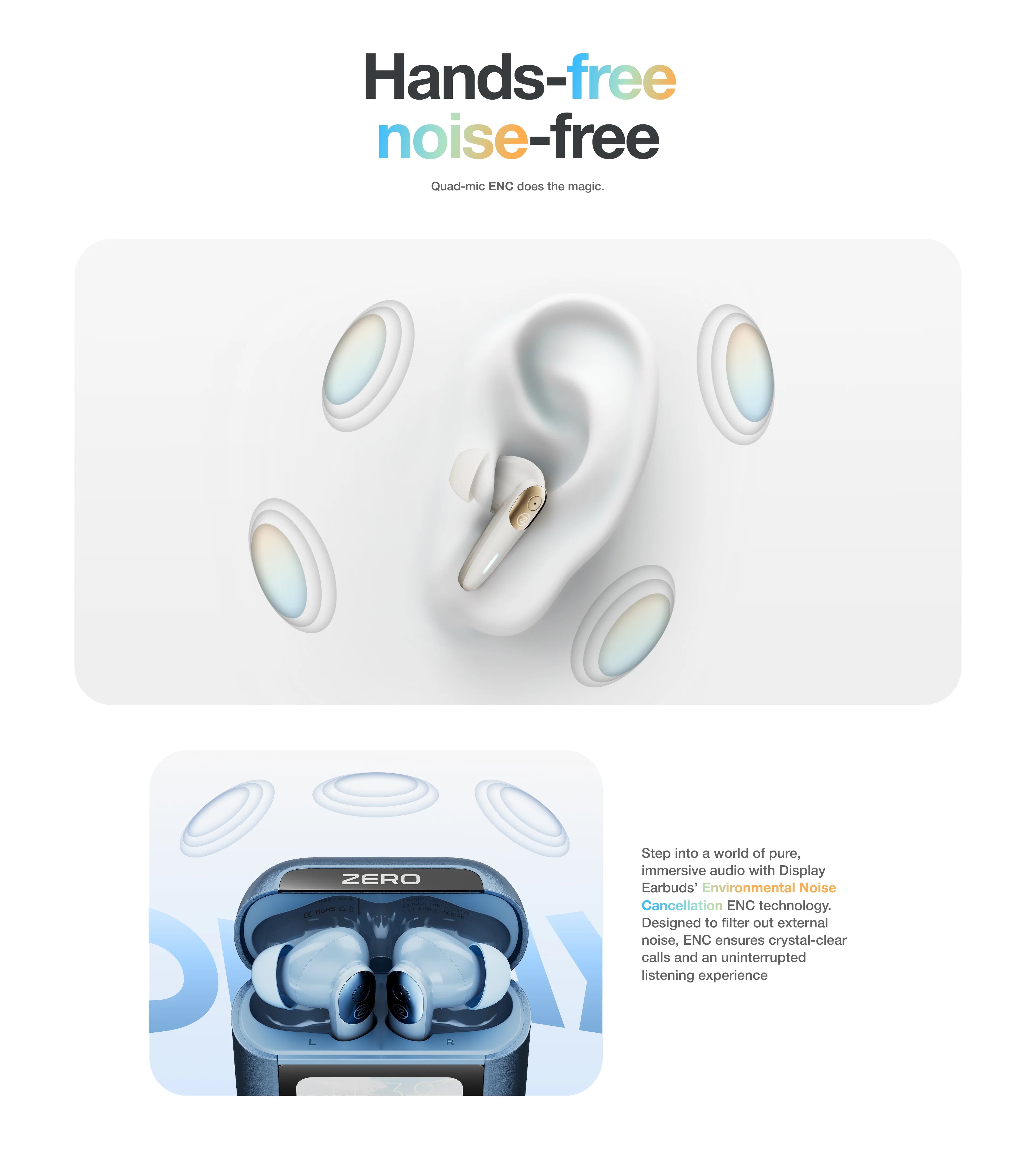 Zero Display Earbuds detail image