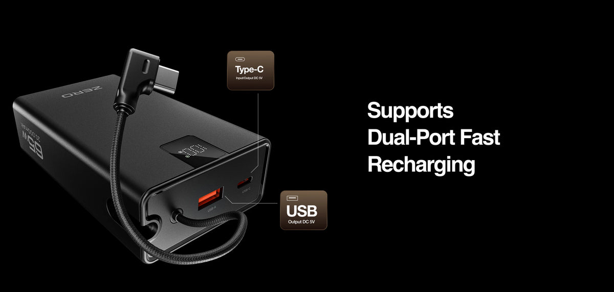 Zero Pulse Pro 200 Power Bank 20000mAh detail image