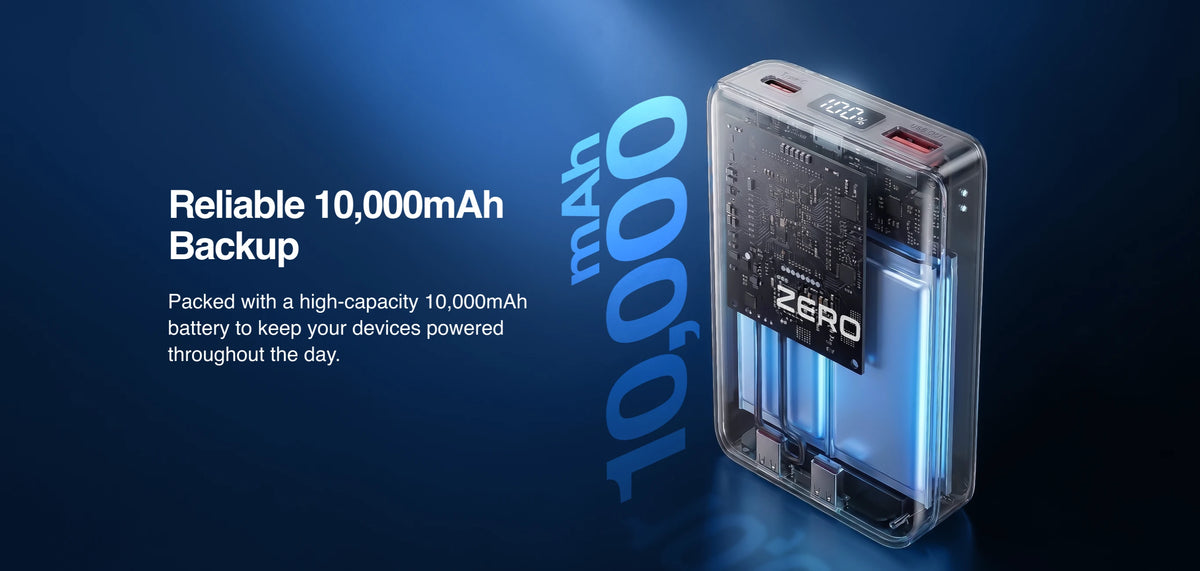 Zero Voltix V-100 10000mAh Power Bank 22.5W detail image