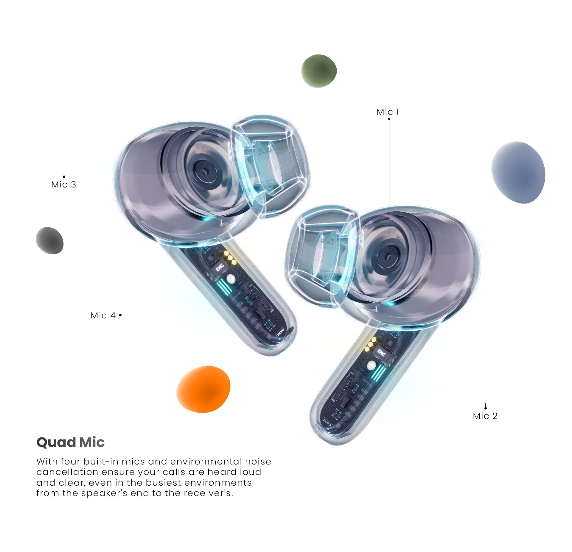 Zero Wave Pro Earbuds – Premium Sound, Deep Bass & Crystal-Clear Calls | Wave Pro Earbuds & Wave Buds Pro with Long Battery Life