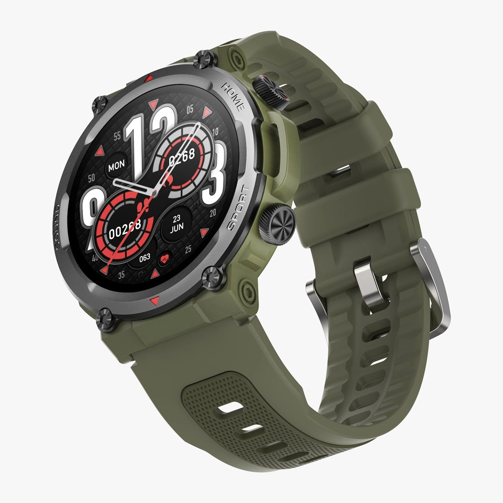 Zero Defender Army Green Smart Watch