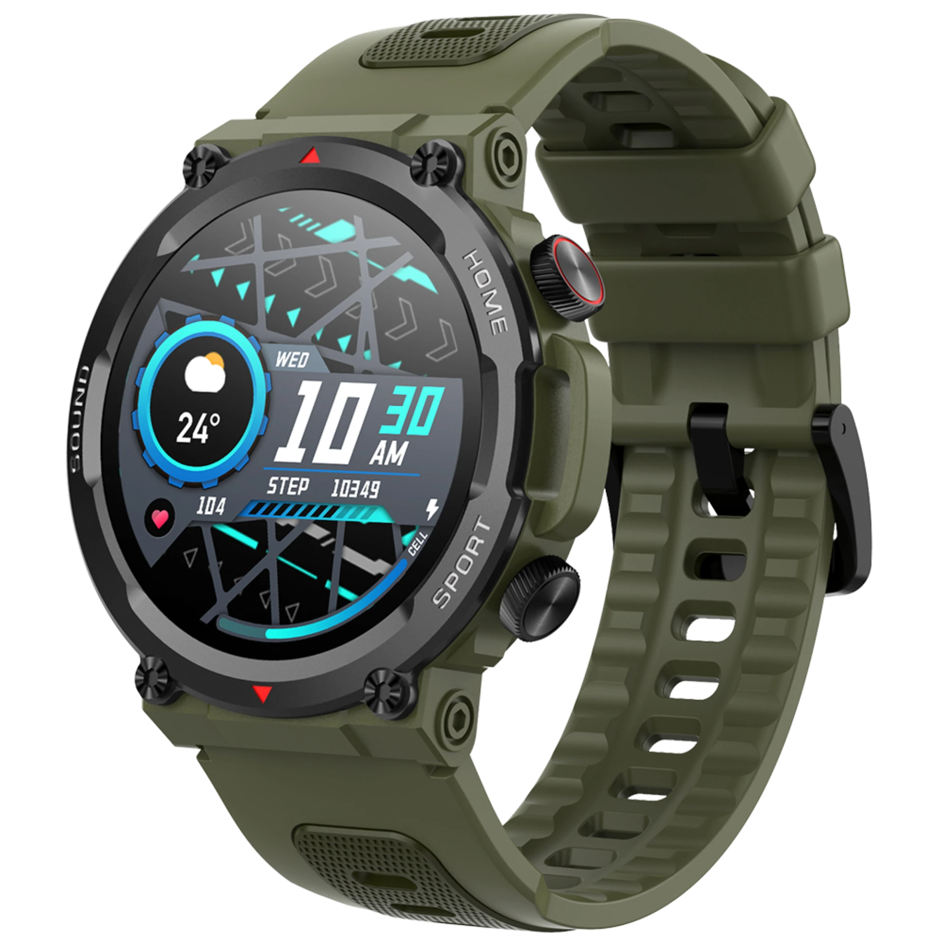 Zero Defender Smartwatch - Army Green Color