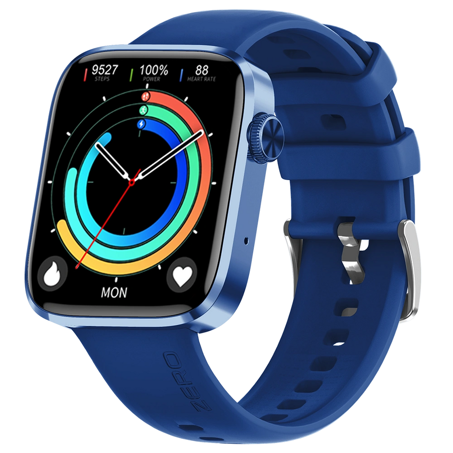Blue Caliber Pro Smartwatch Crown