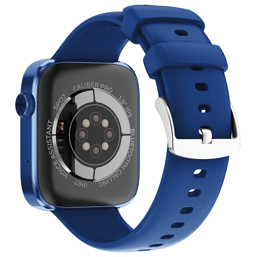 Blue Caliber Pro Smartwatch Crown