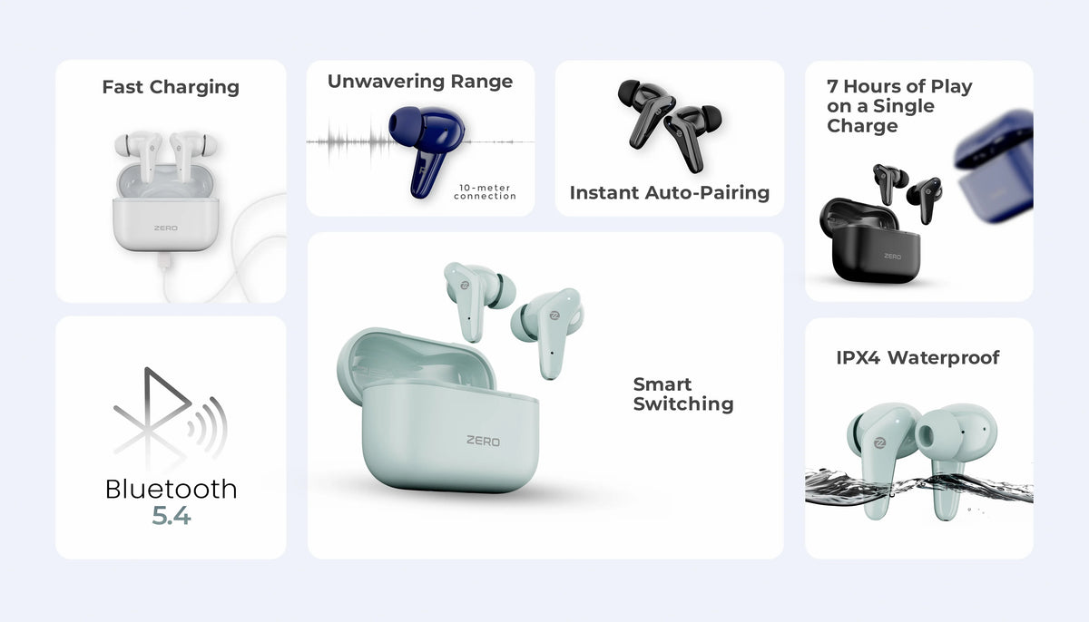 Zero Vibe Earbuds detail image