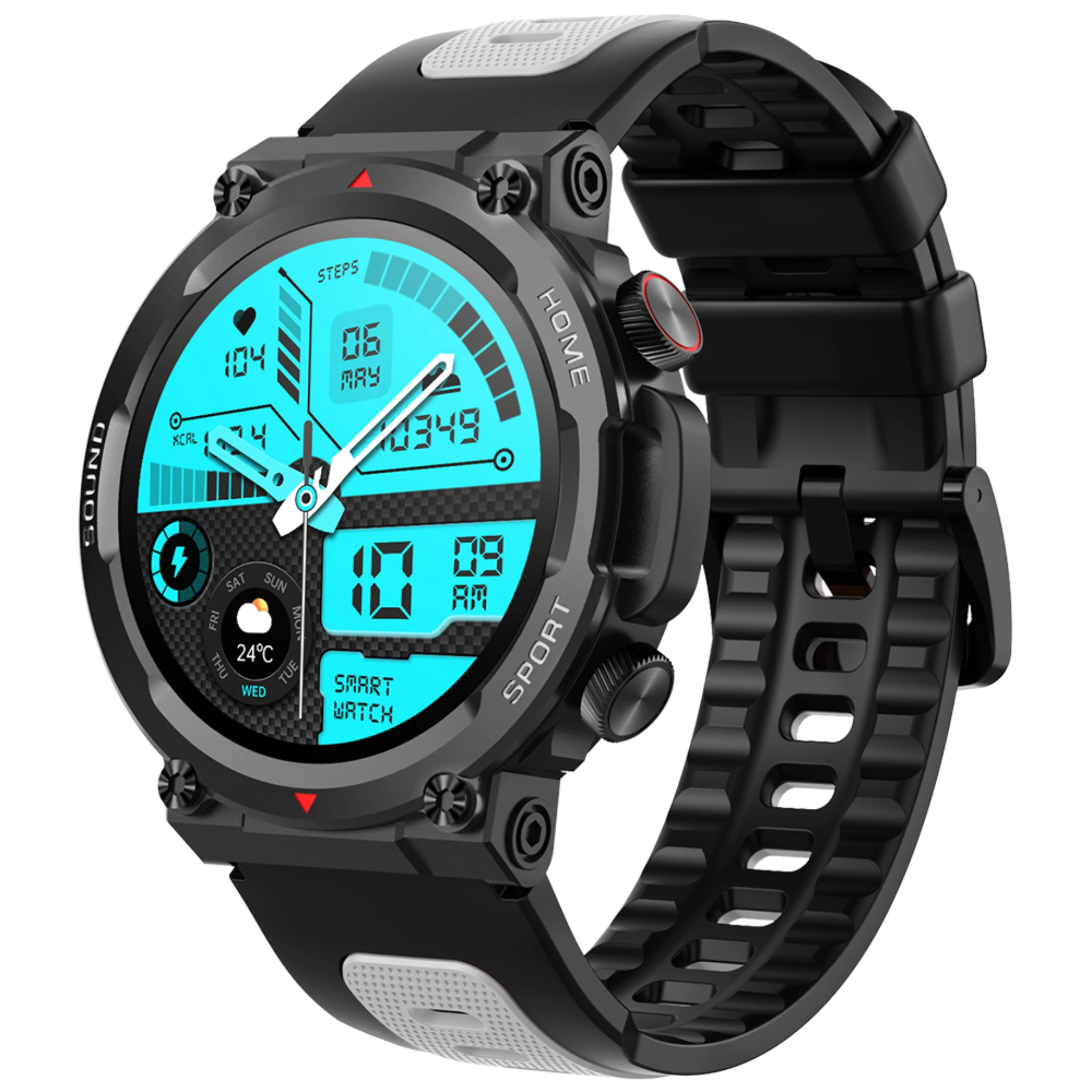 Grey Color Smart Watch - Zero Defender