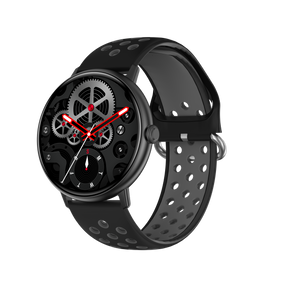 Zero Orbit Black Round Dial Smartwatch Black