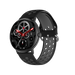 Zero Orbit Black Round Dial Smartwatch Black