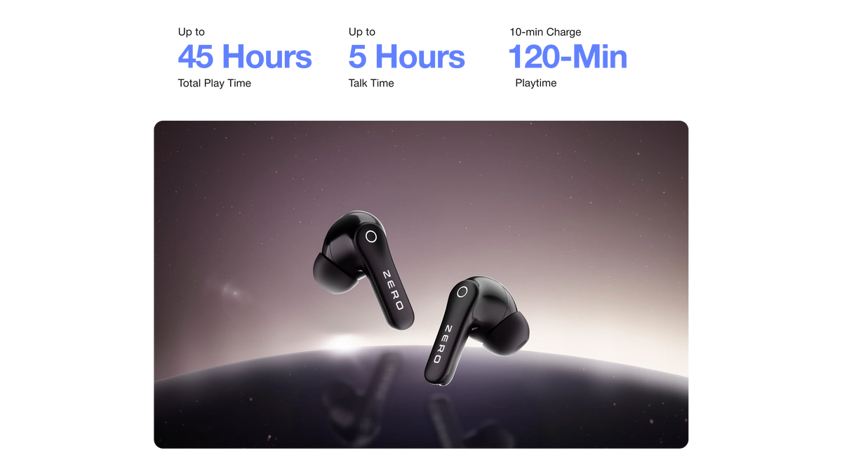 Zero Crystal Earbuds detail image