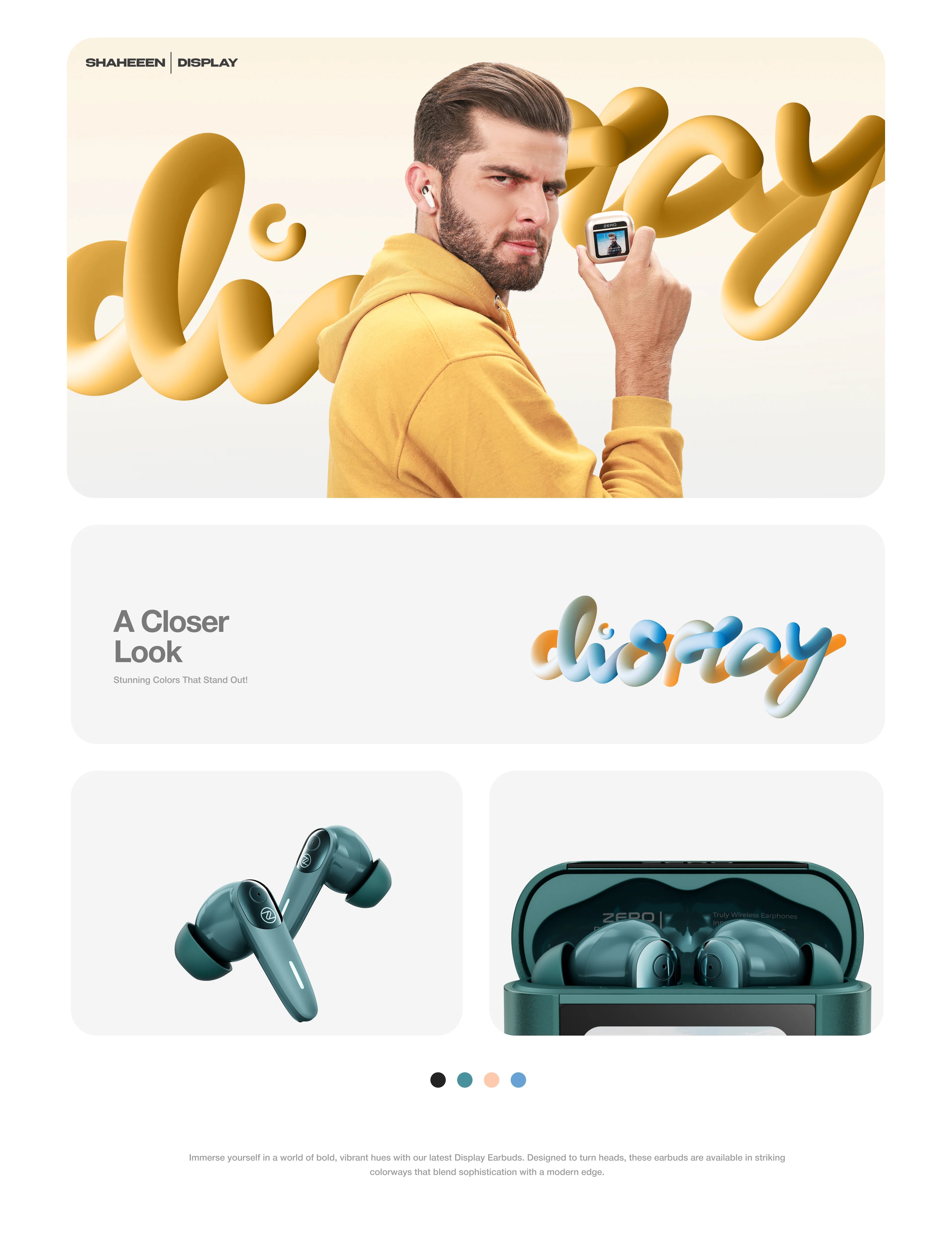Zero Display Earbuds detail image