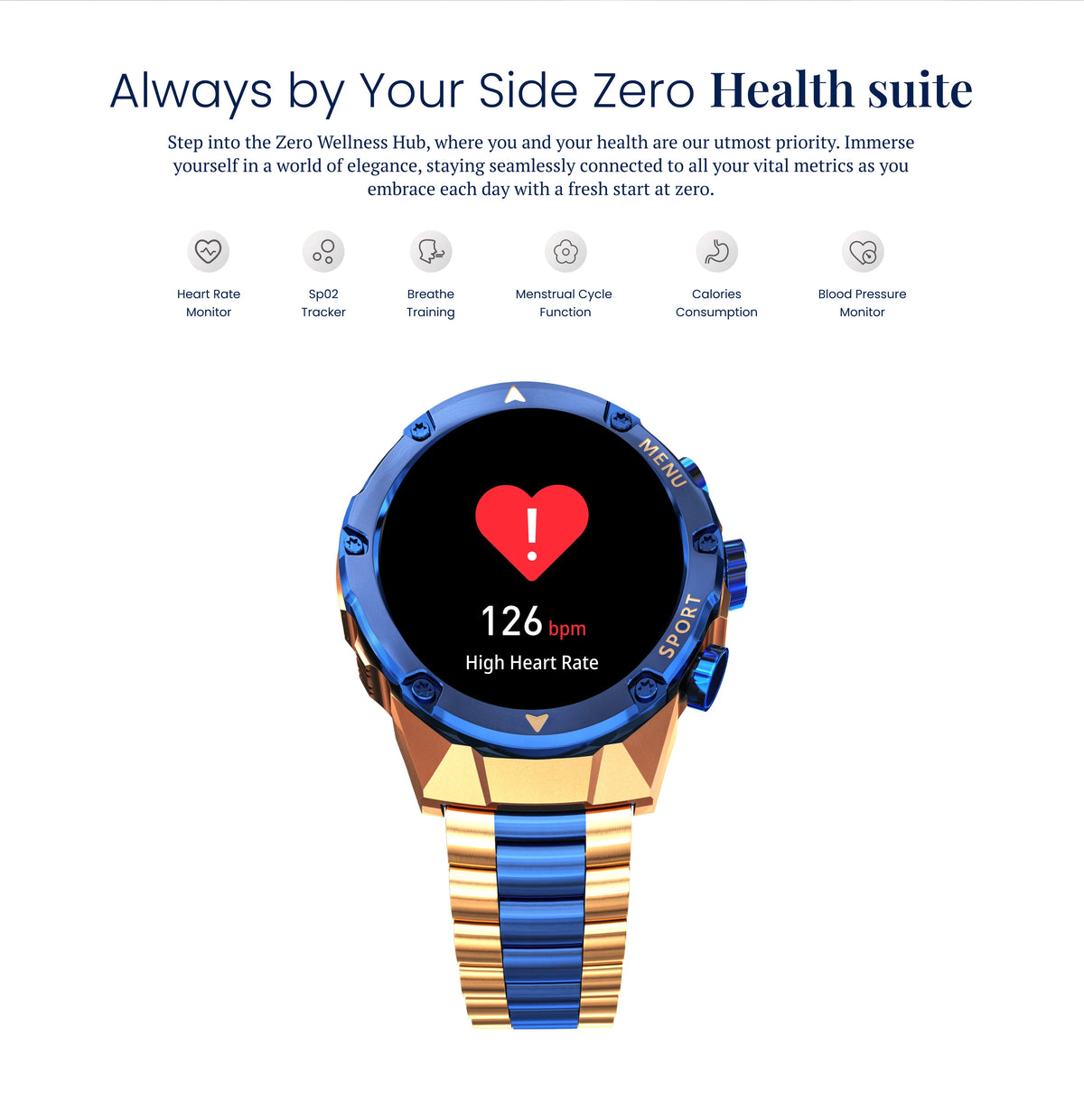 Zero Vogue Smartwatch detail image