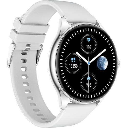 Gray Silver Vision Smartwatch