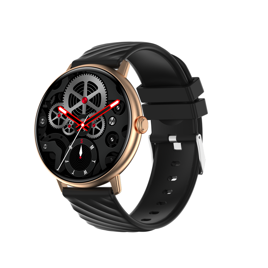 Zero Orbit Black Smart Watch 